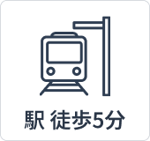 駅近徒歩5分