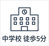 学近(中学校)5分