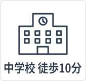 学近(中学校)10分