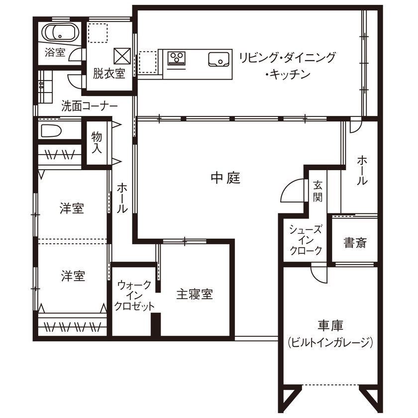 実例3の間取り図