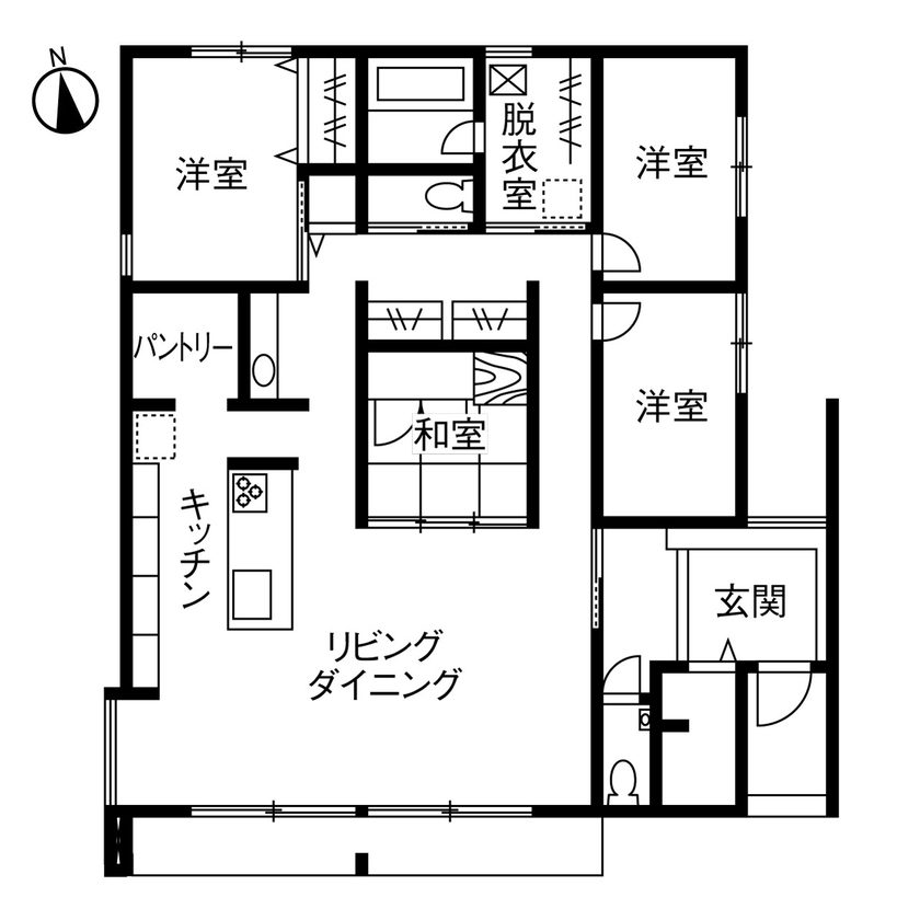 実例7の間取り図